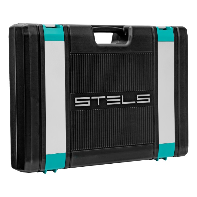 Набор инструментов 1/4", 3/8", 1/2", Cr-V 216 предметов Stels Набор инструментов 1/4", 3/8", 1/2", Cr-V 216 предметов Stels