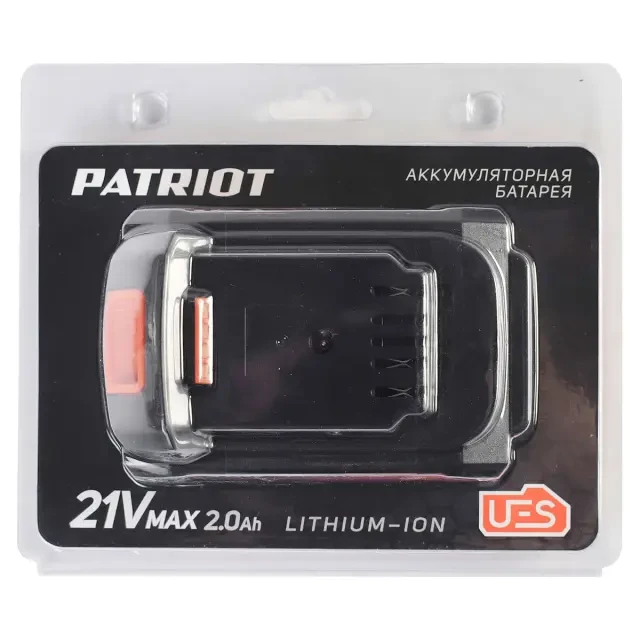 Батарея аккумуляторная Patriot BR 21 V Max Li-ion UES 2,0 Ah Батарея аккумуляторная Patriot BR 21 V Max Li-ion UES 2,0 Ah