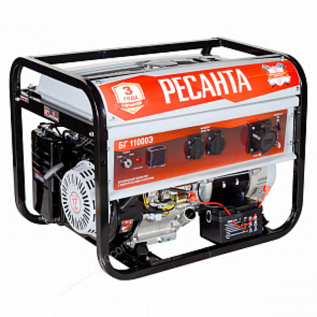 Бензиновый генератор Ресанта БГ 11000 Э Бензиновый генератор Ресанта БГ 11000 Э