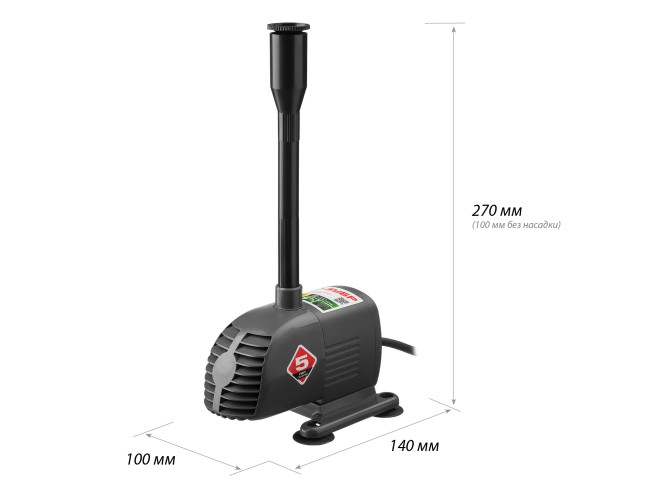 Фонтанный насос ЗНФЧ-20-1.6 ЗУБР 28 Вт Фонтанный насос ЗНФЧ-20-1.6 ЗУБР 28 Вт