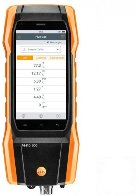 Комплект Testo 300 Longlife (NO, СО с H2-компенсацией  до 30 000 ppm)