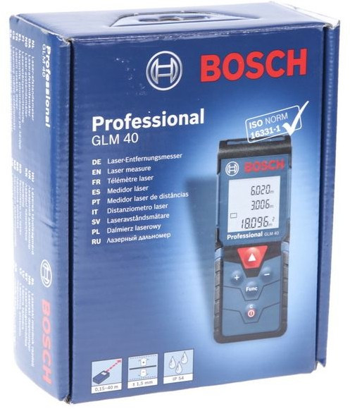 Лазерный дальномер Bosch GLM 40 Professional (0.601.072.900) Лазерный дальномер Bosch GLM 40 Professional (0.601.072.900)