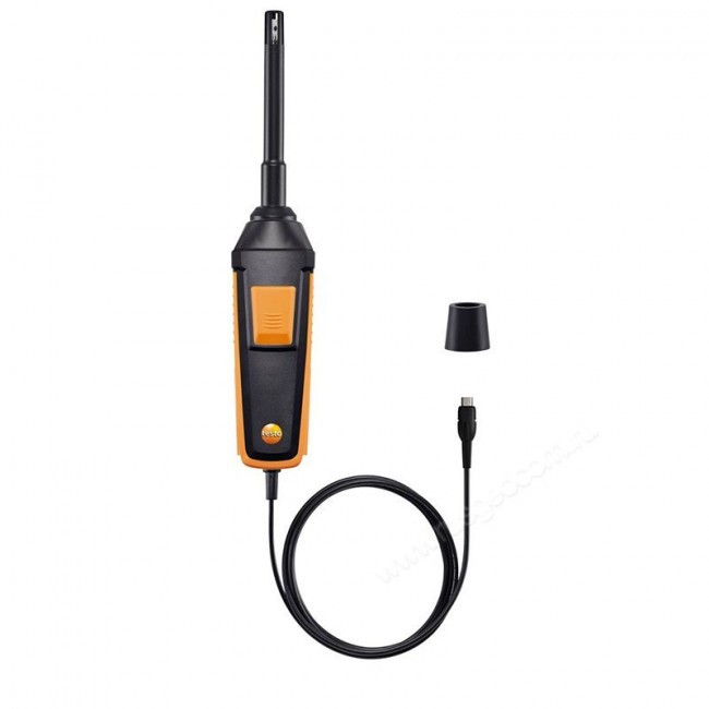 Высокоточный цифровой зонд влажности/температуры, фикс. кабель Testo Высокоточный цифровой зонд влажности/температуры, фикс. кабель Testo