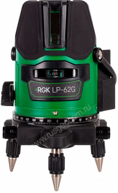 Лазерный уровень RGK LP-62G + штатив RGK LET-170