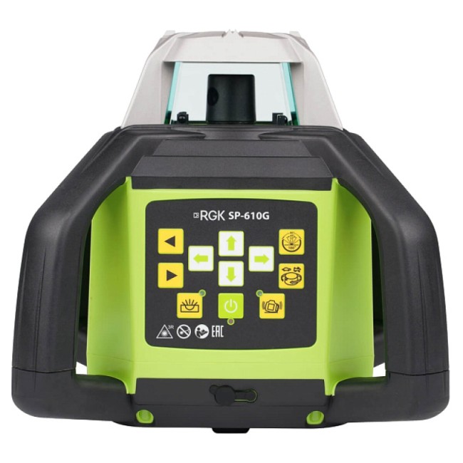 Комплект: ротационный нивелир RGK SP-610G + элевационный штатив RGK SH-340