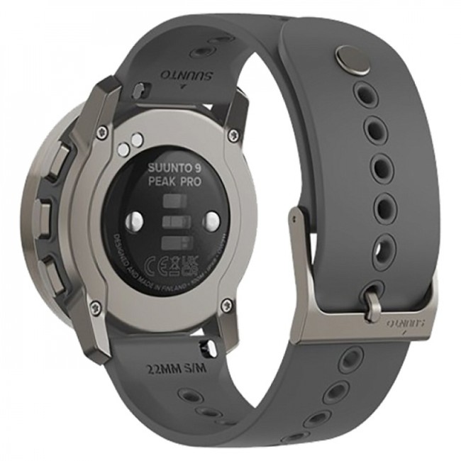 Часы SUUNTO 9 Peak Pro Titanium Slate, серые Часы SUUNTO 9 Peak Pro Titanium Slate, серые