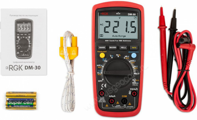 Мультиметр RGK DM-30 Мультиметр RGK DM-30