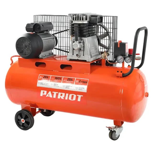 Компрессор поршневой ременной Patriot PTR 100-440I Компрессор поршневой ременной Patriot PTR 100-440I