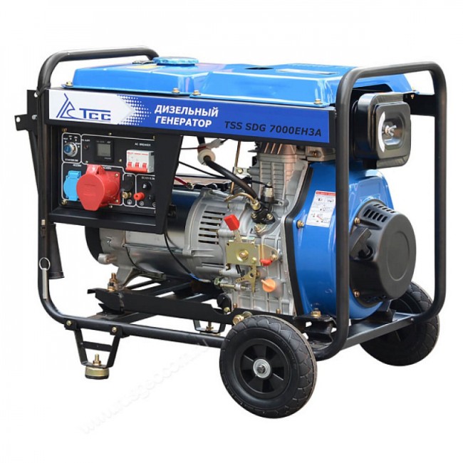 Дизельный генератор TSS SDG 7000EH3A с АВР-С Дизельный генератор TSS SDG 7000EH3A с АВР-С