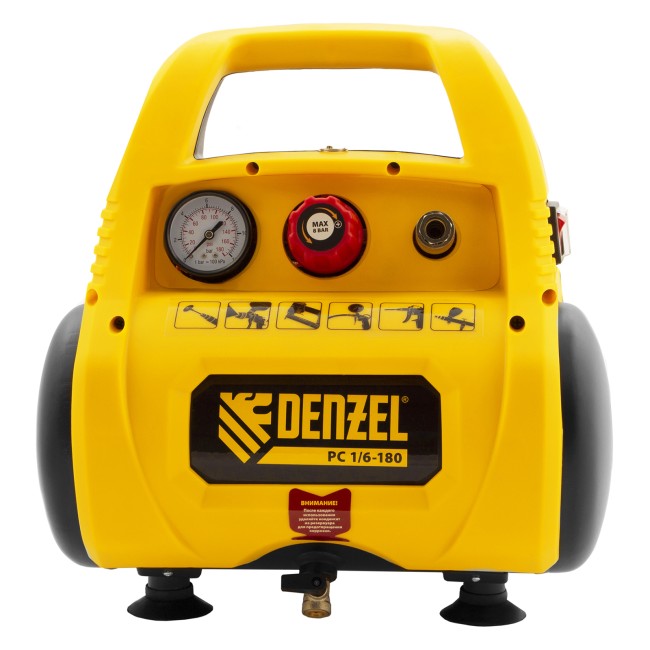 Компрессор воздушный безмасляный РС 1/6-180 Denzel Компрессор воздушный безмасляный РС 1/6-180 Denzel