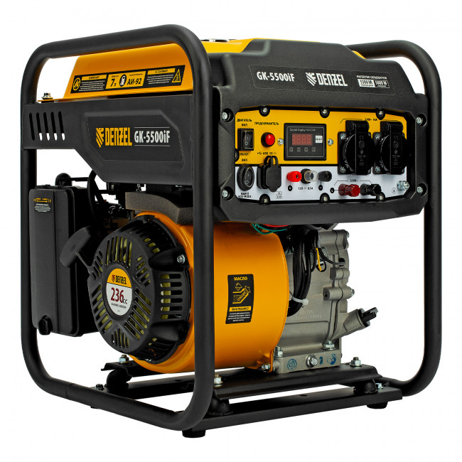 Генератор инверторный GK-5500iF 5,5 кВт DENZEL Генератор инверторный GK-5500iF 5,5 кВт DENZEL