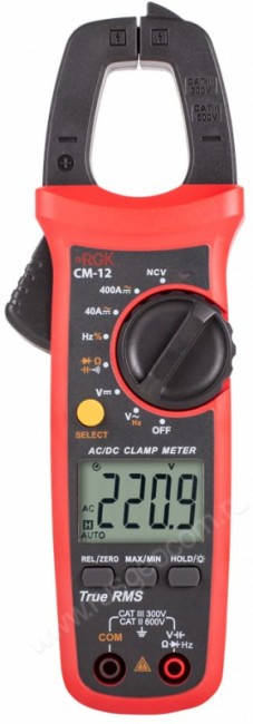 Токовые клещи RGK CM-12 с поверкой