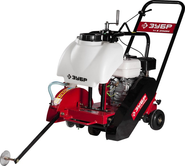 Бензиновый швонарезчик (резчик швов) ЗШБ-350 Х ЗУБР Профессионал