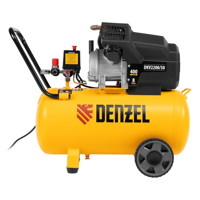 Компрессор воздушный коаксиальный DKV2200/50 Х-PRO Denzel Компрессор воздушный коаксиальный DKV2200/50 Х-PRO Denzel