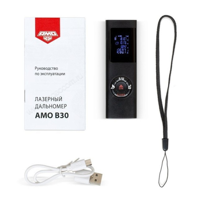 Лазерный дальномер AMO B30 с калибровкой Лазерный дальномер AMO B30 с калибровкой