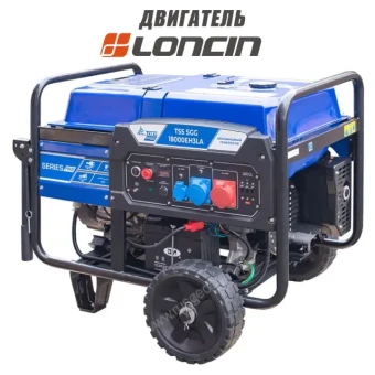 Бензиновый генератор TSS SGG 18000EH3LA 60L (190069) с шумозащитным кожухом 1600-Winter зимний комплект (тихий)