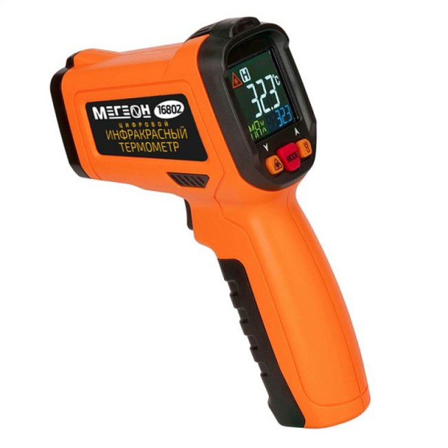 Инфракрасный термометр с термопарой МЕГЕОН 16802 Инфракрасный термометр с термопарой МЕГЕОН 16802