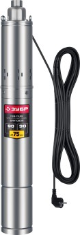 Скважинный насос винтовой НСВ-75-90 ЗУБР 550 Вт, 90 м напор