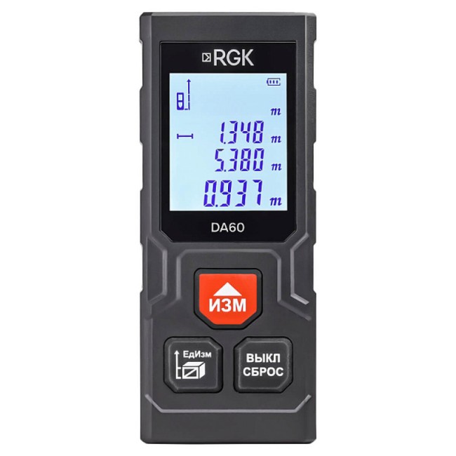 Лазерный дальномер RGK DA60 Лазерный дальномер RGK DA60
