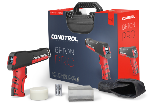 Измеритель прочности бетона Beton Pro CONDTROL (электронный склерометр)