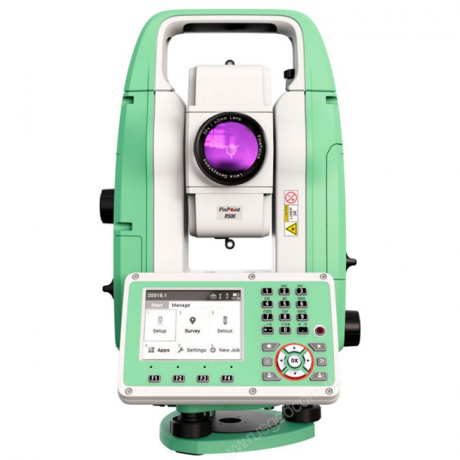 Комплект 4 в 1: тахеометр Leica TS03 R500 (5") со штативом, отражателем и вехой