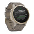 Часы Garmin Fenix 6S Pro Solar золотистый с серым замшевым ремешком