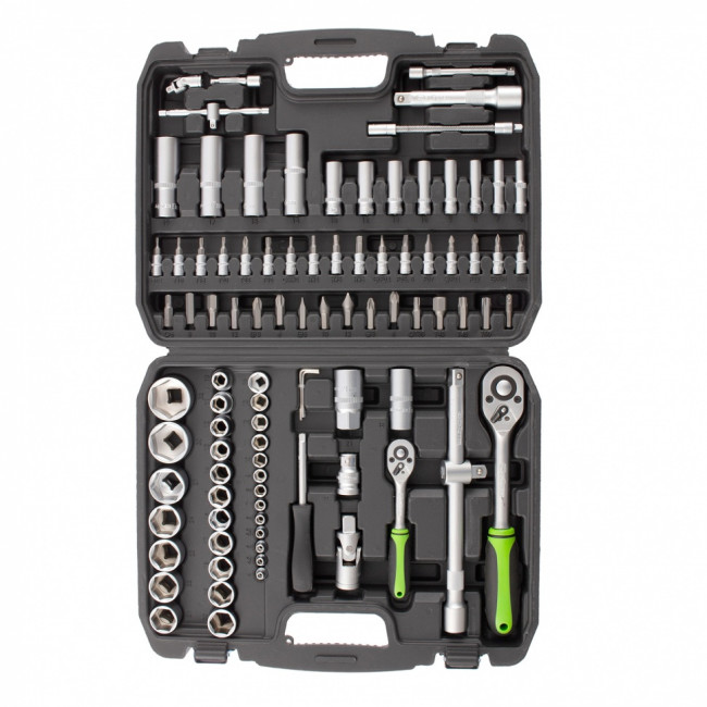 Набор инструмента 1/2", 1/4" 94 предмета Сибртех Набор инструмента 1/2", 1/4" 94 предмета Сибртех