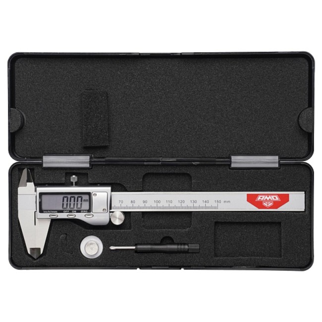 Электронный штангенциркуль AMO SLE-150 с калибровкой Электронный штангенциркуль AMO SLE-150 с калибровкой