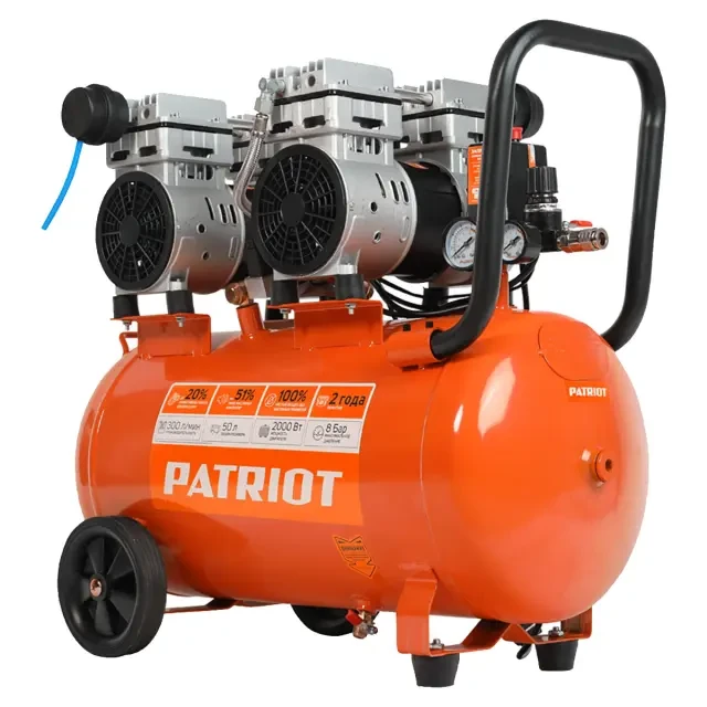 Компрессор поршневой безмасляный Patriot WO 50-300 Компрессор поршневой безмасляный Patriot WO 50-300