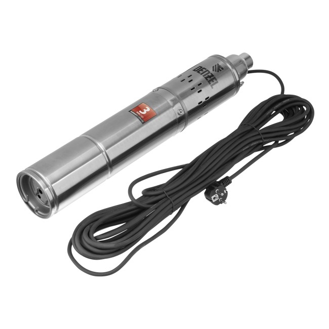 Скважинный насос DWS-4-100, винтовой, диаметр 4", 800 Вт, 1700 л/ч, напор 100 м Denzel Скважинный насос DWS-4-100, винтовой, диаметр 4", 800 Вт, 1700 л/ч, напор 100 м Denzel