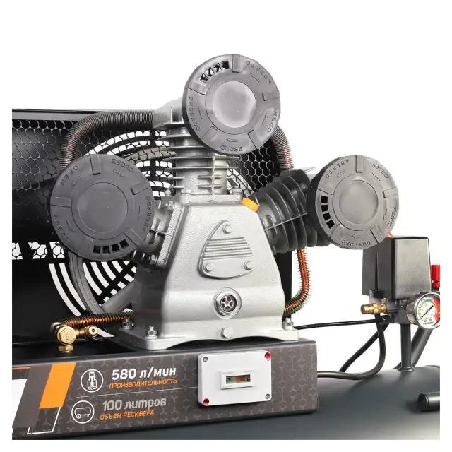 Компрессор поршневой ременной Patriot KRX 580 L100 D