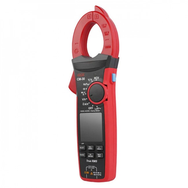 Токоизмерительные клещи RGK CM-30 с поверкой Токоизмерительные клещи RGK CM-30 с поверкой