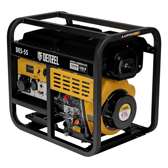 Генератор дизельный DES-55, 5,5 кВт Denzel Генератор дизельный DES-55, 5,5 кВт Denzel