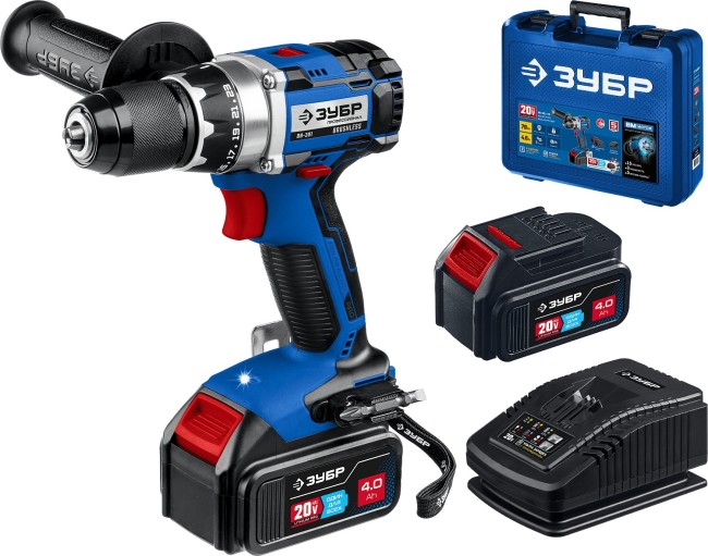 Дрель-шуруповерт DB-201-42 ЗУБР 2 АКБ Дрель-шуруповерт DB-201-42 ЗУБР 2 АКБ