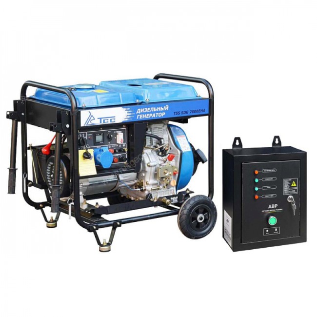 Дизельный генератор TSS SDG 7000EHA с АВР-С Дизельный генератор TSS SDG 7000EHA с АВР-С