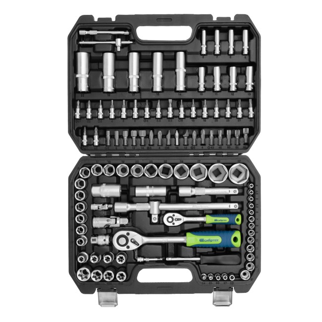 Набор инструментов 1/2", 1/4" 108 предметов Сибртех Набор инструментов 1/2", 1/4" 108 предметов Сибртех