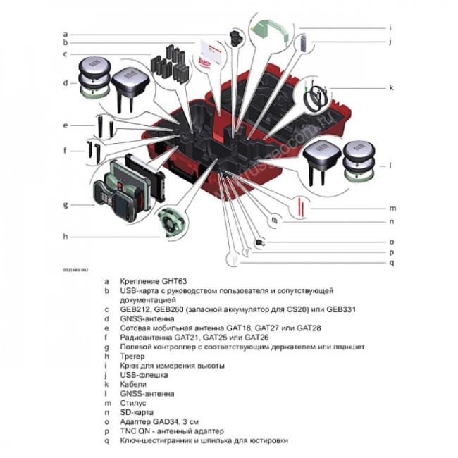 Комплект GNSS-приемника Leica GS16 GSM+Radio, Rover CS20 Комплект GNSS-приемника Leica GS16 GSM+Radio, Rover CS20