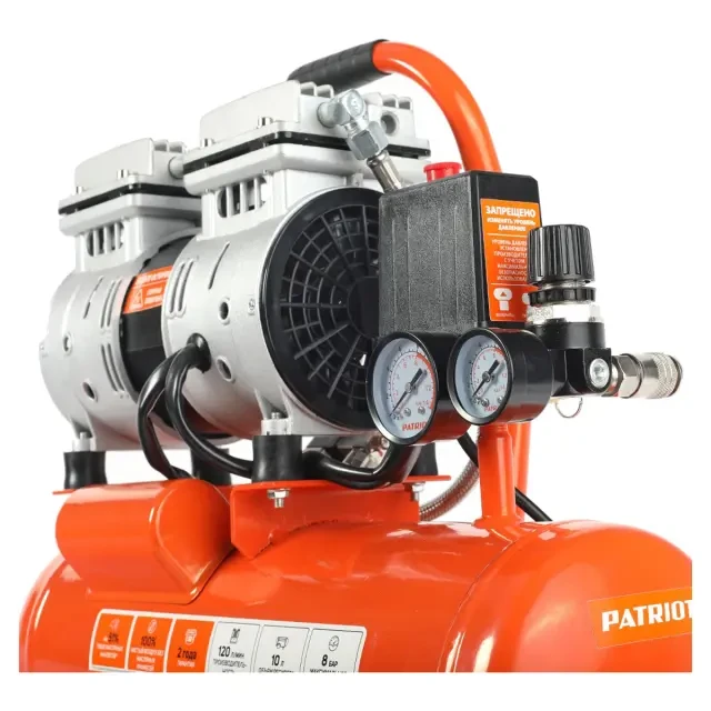 Компрессор поршневой безмасляный Patriot WO 10-120 Компрессор поршневой безмасляный Patriot WO 10-120