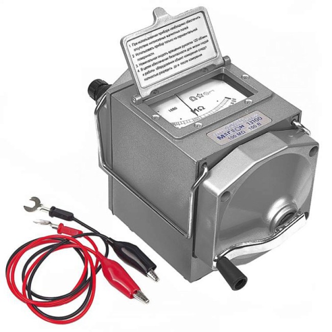 Измеритель сопротивления изоляции (мегаомметр) МЕГЕОН 13100 Измеритель сопротивления изоляции (мегаомметр) МЕГЕОН 13100