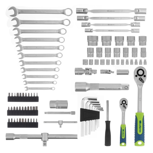 Набор инструментов 1/2", 1/4" 89 предметов Сибртех Набор инструментов 1/2", 1/4" 89 предметов Сибртех