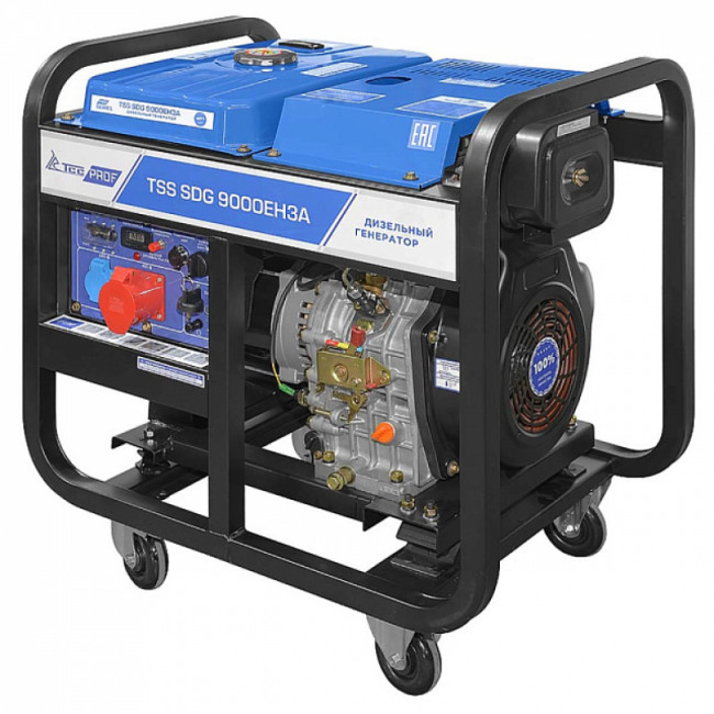 Дизельный генератор TSS SDG 9000EH3A с АВР-С Дизельный генератор TSS SDG 9000EH3A с АВР-С