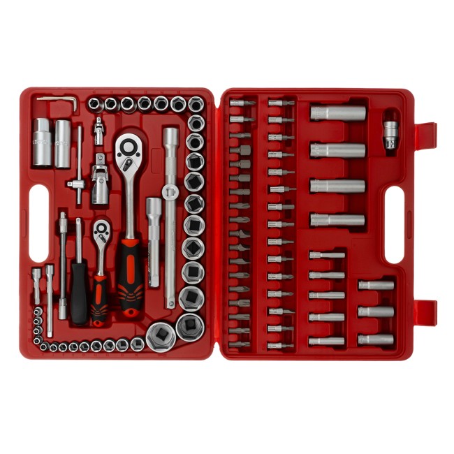 Набор инструментов, 1/4", 1/2", 94 предмета Matrix Набор инструментов, 1/4", 1/2", 94 предмета Matrix