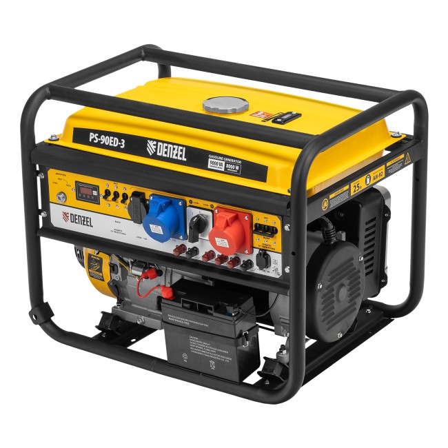 Генератор бензиновый PS 90 ED-3, 9.0 кВт Denzel Генератор бензиновый PS 90 ED-3, 9.0 кВт Denzel