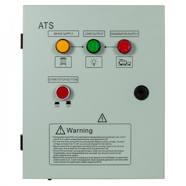 Блок АВР для дизельного генератора АМО 25А 380 В Блок АВР для дизельного генератора АМО 25А 380 В