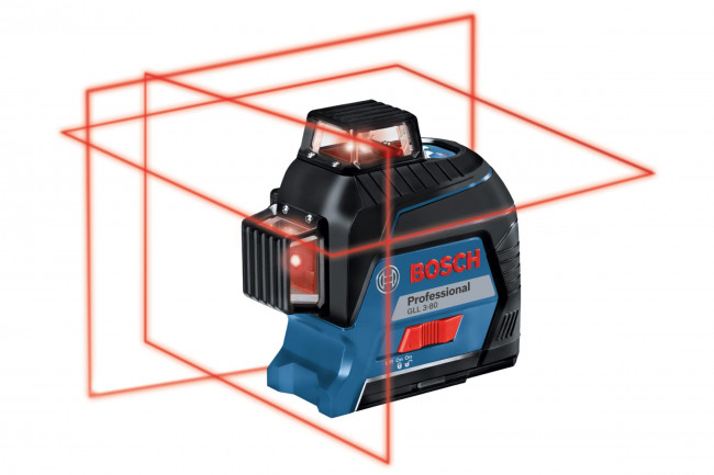 Лазерный уровень Bosch GLL 3-80 + кейс (0.601.063.S00) Лазерный уровень Bosch GLL 3-80 + кейс (0.601.063.S00)