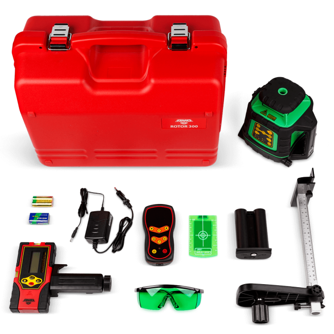 Ротационный нивелир AMO ROTOR 300G с зеленым лучом Ротационный нивелир AMO ROTOR 300G с зеленым лучом