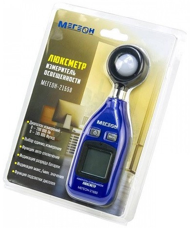 Люксметр МЕГЕОН 21550 Люксметр МЕГЕОН 21550