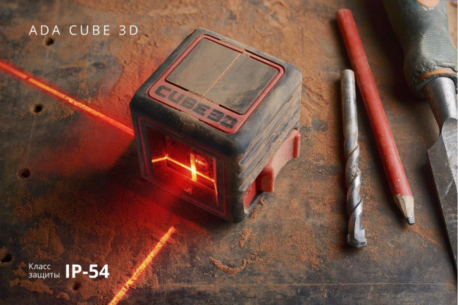 Лазерный уровень ADA Cube 3D Professional Edition Лазерный уровень ADA Cube 3D Professional Edition