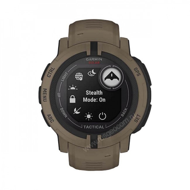 Часы Garmin Instinct 2 Solar Tactical коричневый Часы Garmin Instinct 2 Solar Tactical коричневый