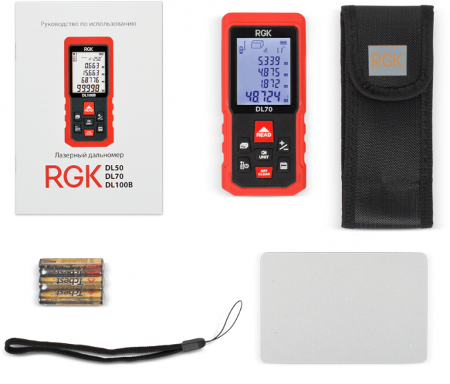 Лазерный дальномер RGK DL70 Лазерный дальномер RGK DL70